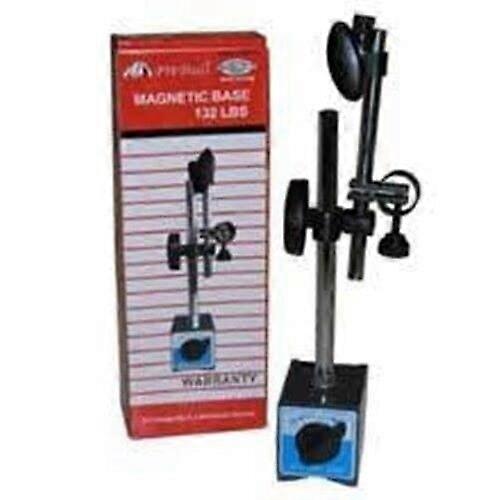 Magnetic Base Stand for Dial Indicator Gauge, Adjustable Arm, Durable Metal Construction