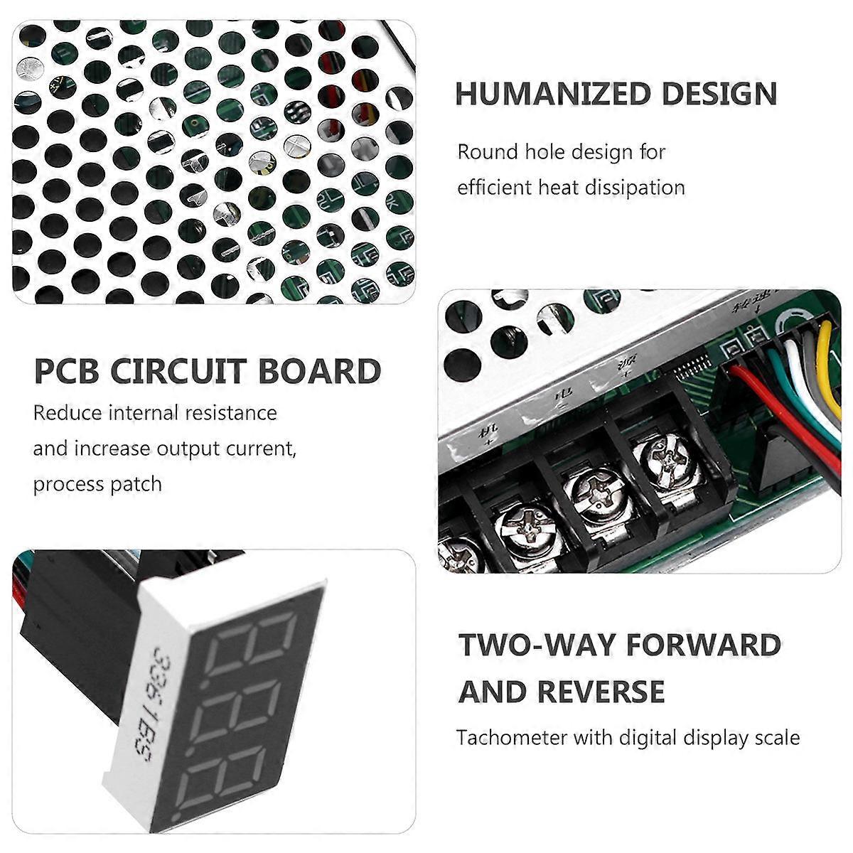 Dc Motor Controller Adjustable Motor Driver Switch with 40A for Speed Control