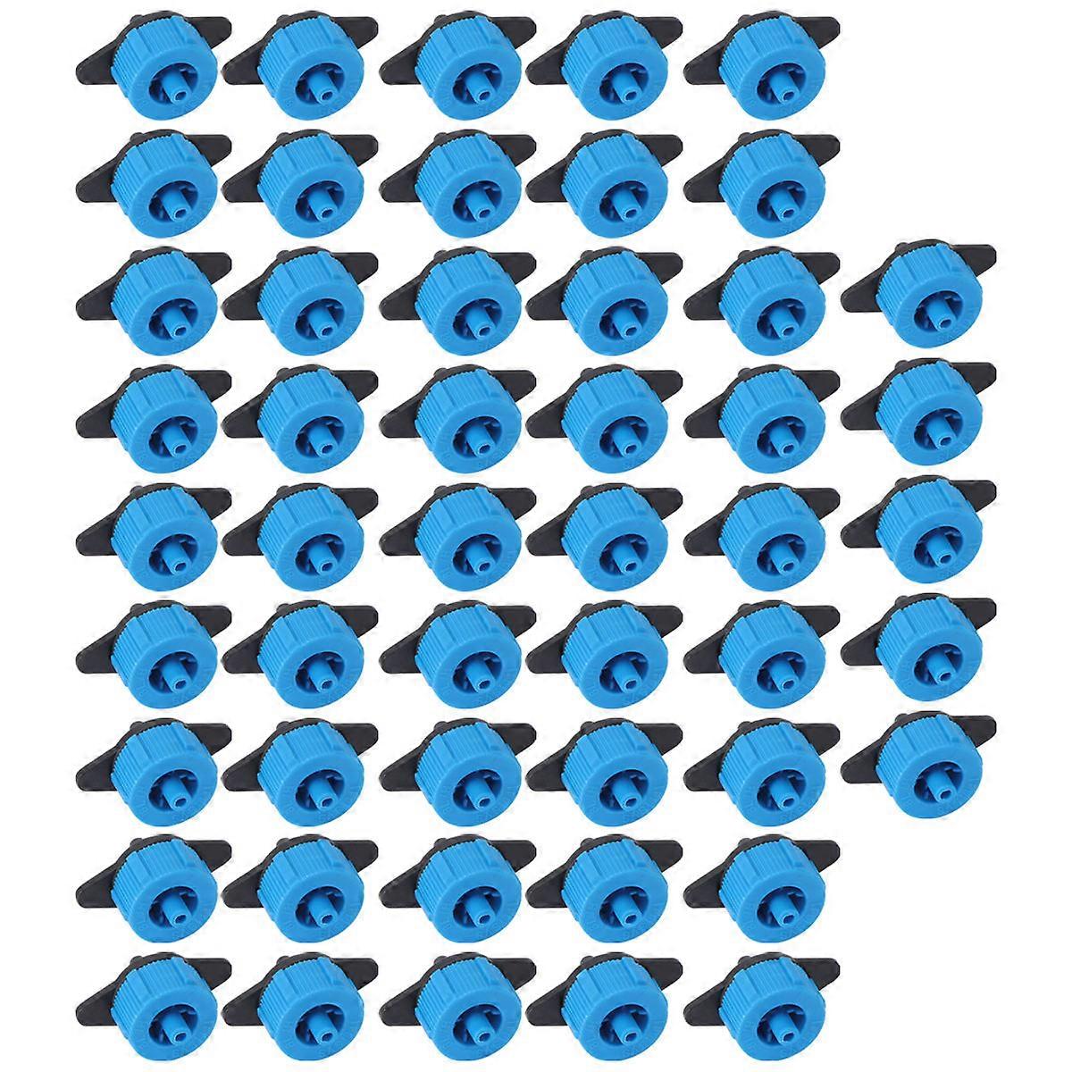 50PCS -saving Drip Irrigation Dripper For Garden Potting 8L Pressure-compensated Micro Dripper