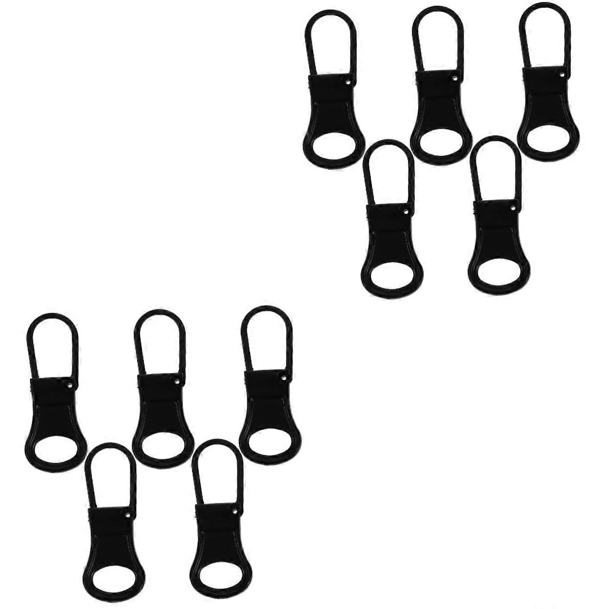 10pcs Alloy Zipper Pull Replacement Tabs for Bags Jackets Backpacks, Universal Quick  Kit