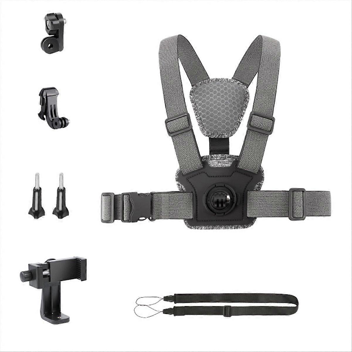 Adjustable Chest Mount Harness Strap for B