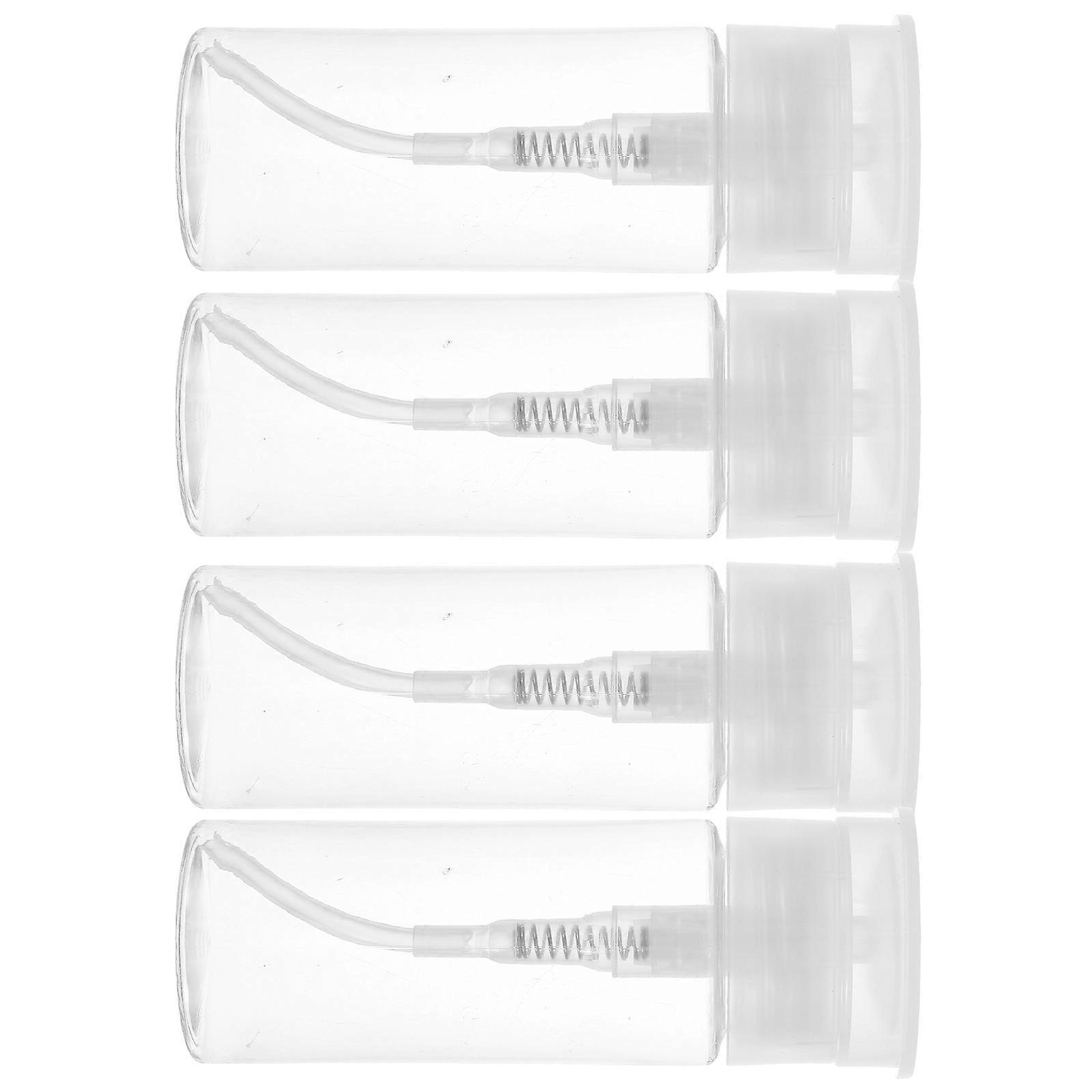 White Nail Polish Remover Bottle Press Dispenser for 1Set