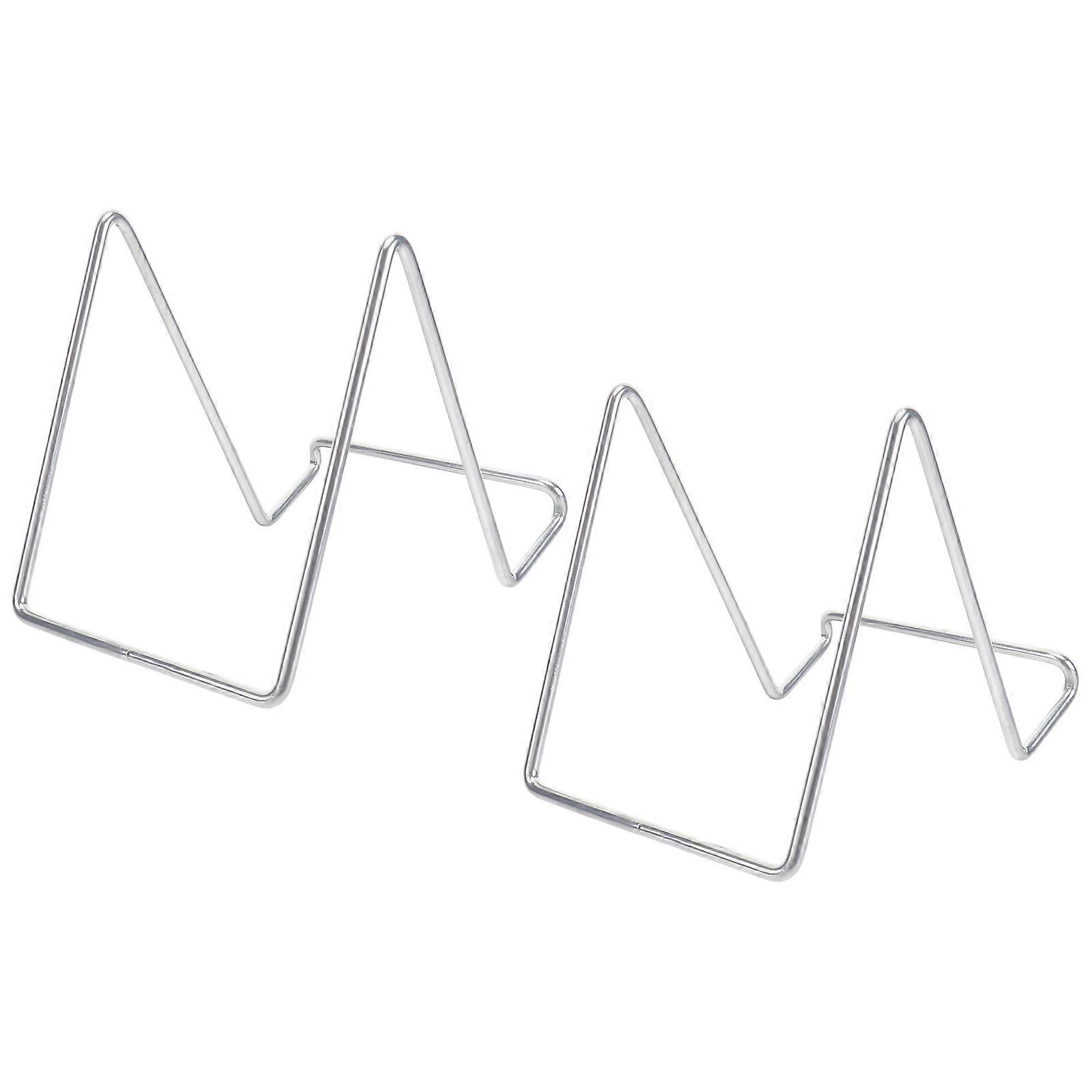 Metal Display Stand for Magazine Showing Brackets 2Pcs