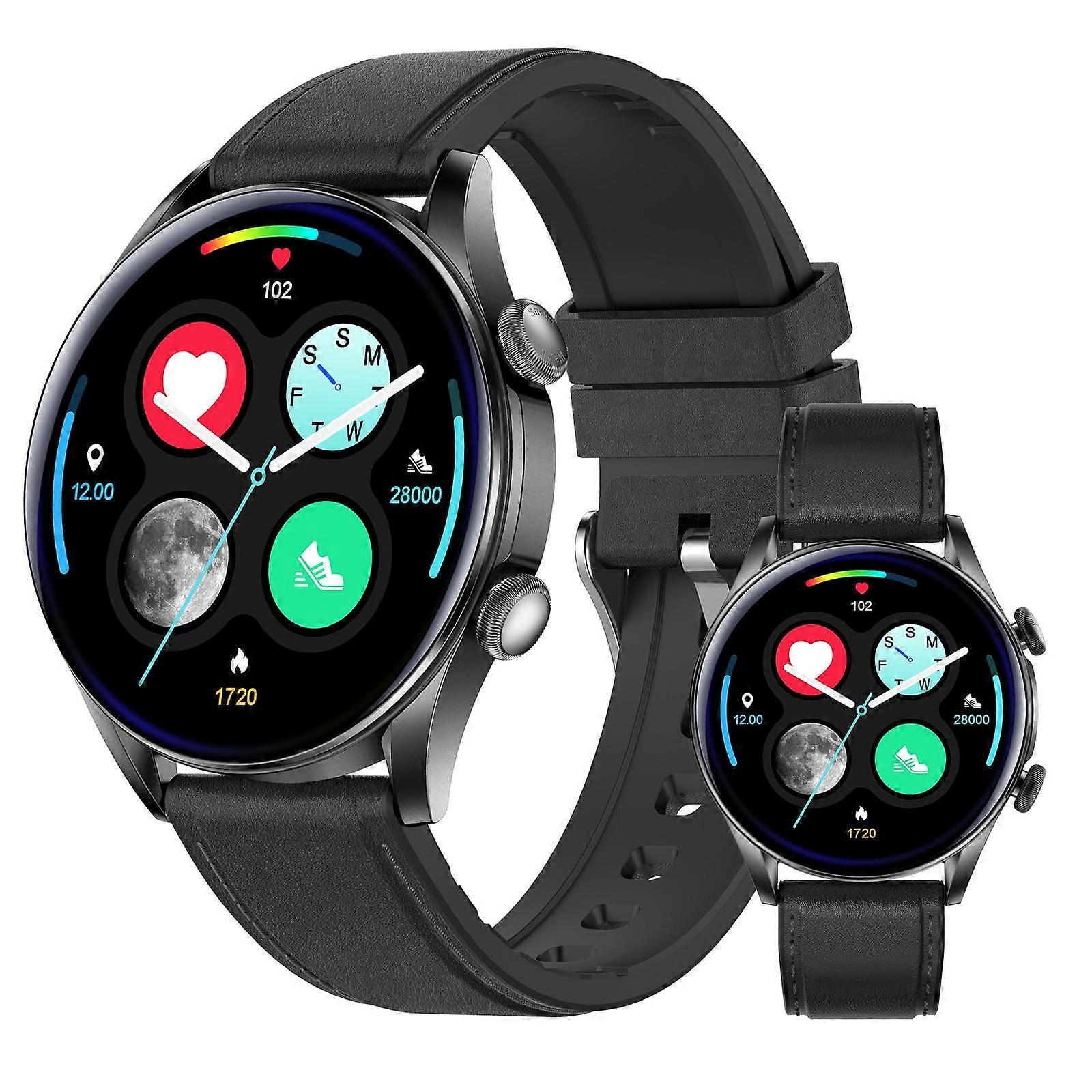 Smartwatch with Call Function, 1.32 Inch HD Touch Screen, Waterproof Fitness Tracker for Android iOS
