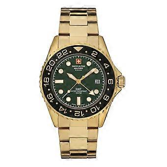 Swiss Alpine Military - 7052.1114 - Polshorloge - Heren - Quartz - Master Diver GMT