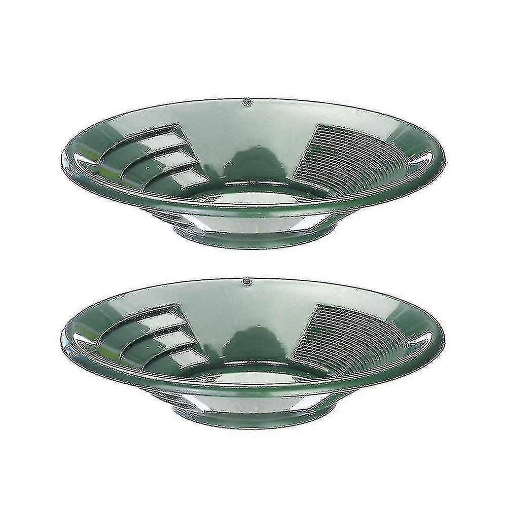 2pcs Plastic Gold Pan Basin Mining Prospecting Wash Equipment