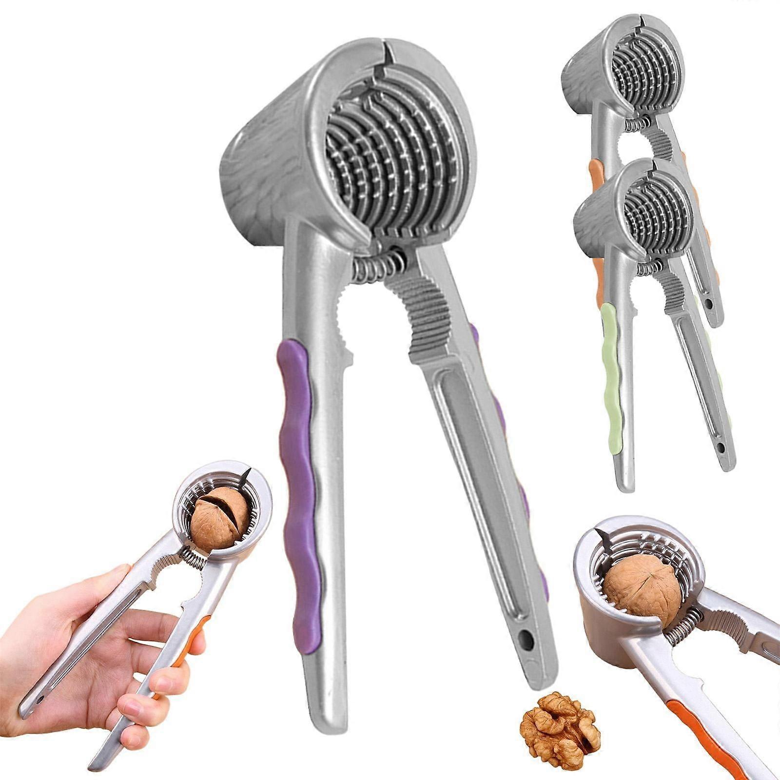 Multi-Function Nutcracker Tool – Ergonomic Walnut & Chestnut Opener with Pliers | Durable, Easy-Grip, Effortless Shelling, Compatible with Walnuts &