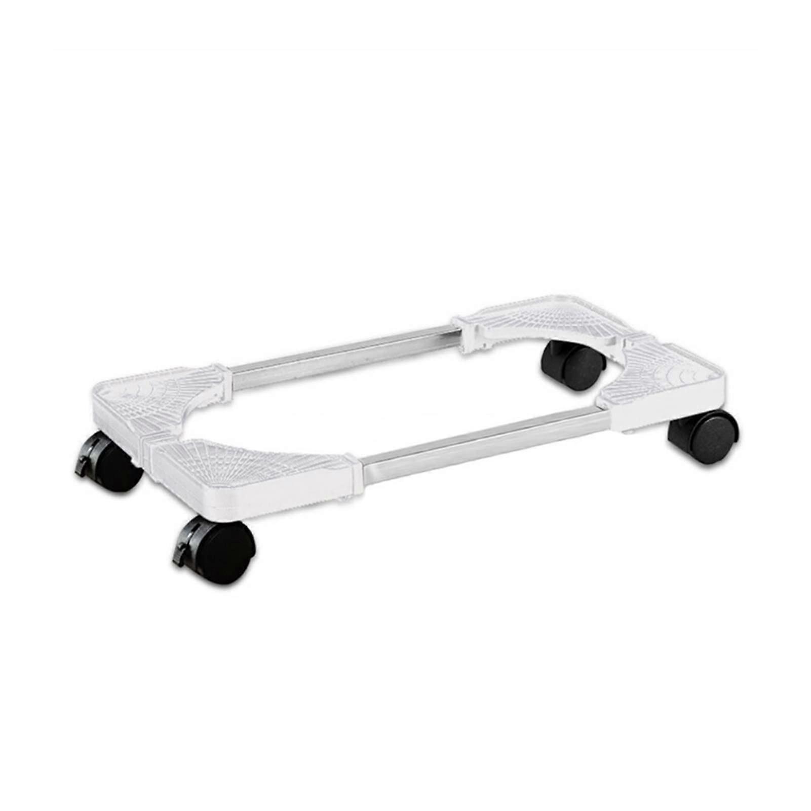 CPU Tower Stand Adjustable PC Holder with Wheels for Improved Airflow and Triangular Stability