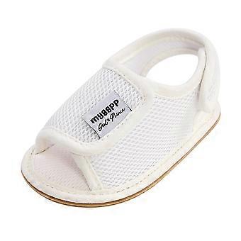 Sandali in rete per neonati e bambini, con suola in gomma morbida antiscivolo, ciabatte per bambini, taglie 4-6, adatte ai piedini dei bambini.