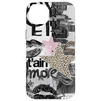 Coquette iPhone 14 Plus Case, Aesthetic Leopard Star Design, Shockproof DualLayer Protection