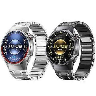 Seamless Press Button AP Style Magnetic Stainless Steel Watch Band For Huawei Watch GT6 Pro