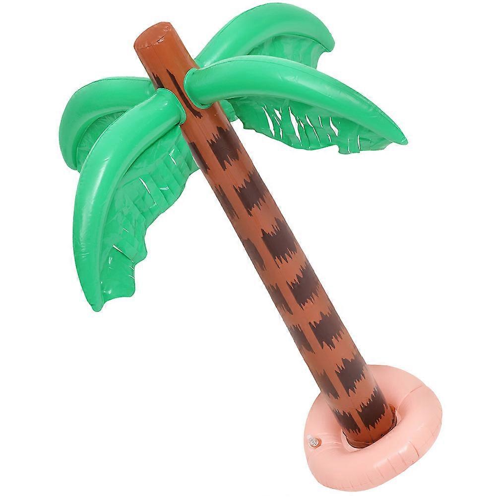 Inflatable Coconut Tree Toy for Decor 2Pcs PVC Material