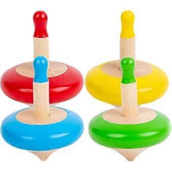 Holz-Kreiselspielzeug für Kinder, robustes 16-teiliges Set