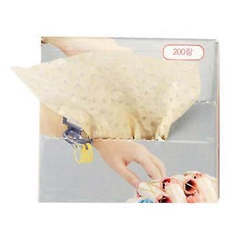Lot de 200 feuilles de papier jetables pour permanentes de coiffure