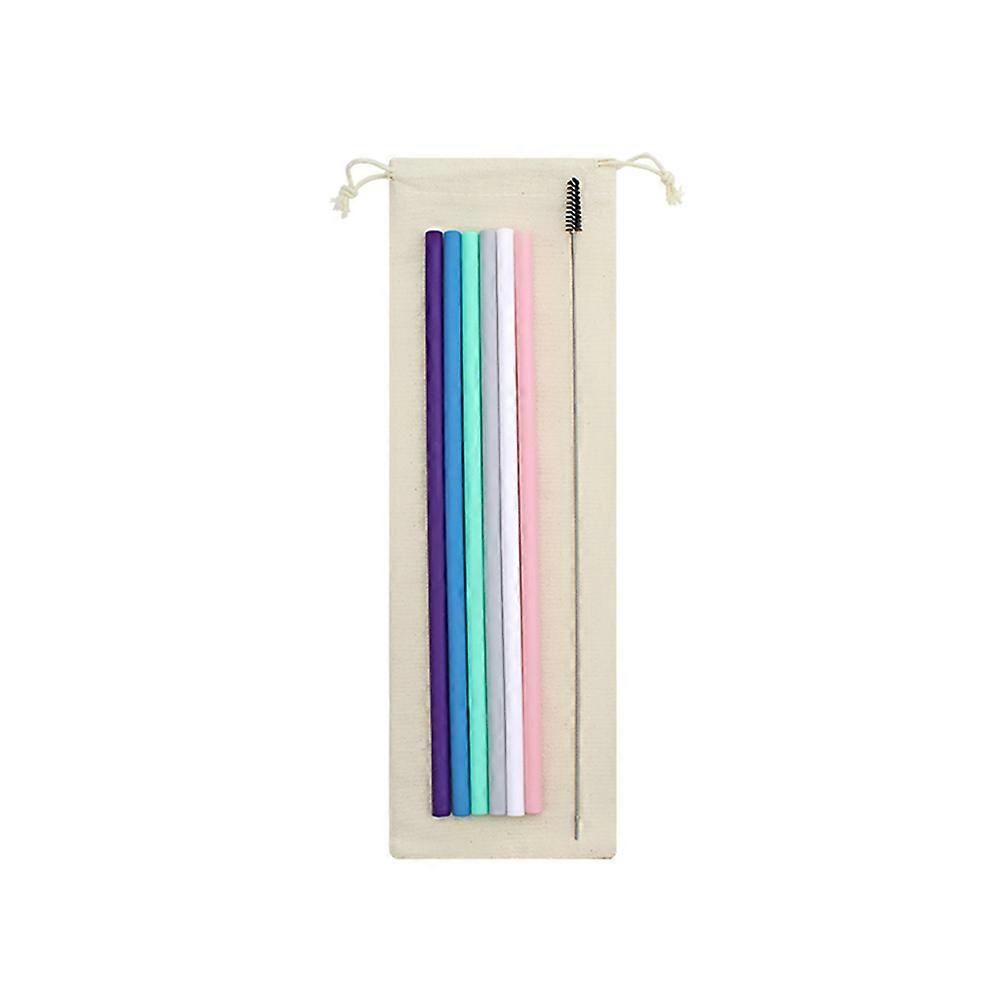 Drinking Straw Silicone Straw for Drinking Use 3Sets Reusable Foldable Beverage Straws