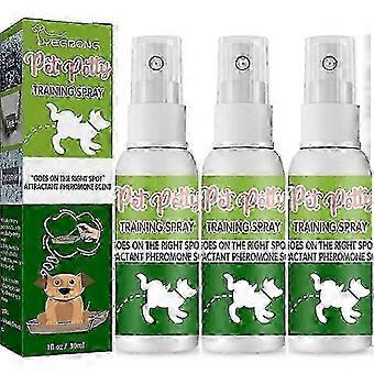 Safe & Effective Dog Puppy Toilet Training Spray, Pet Potty Training Aid with Cat Pee Pads