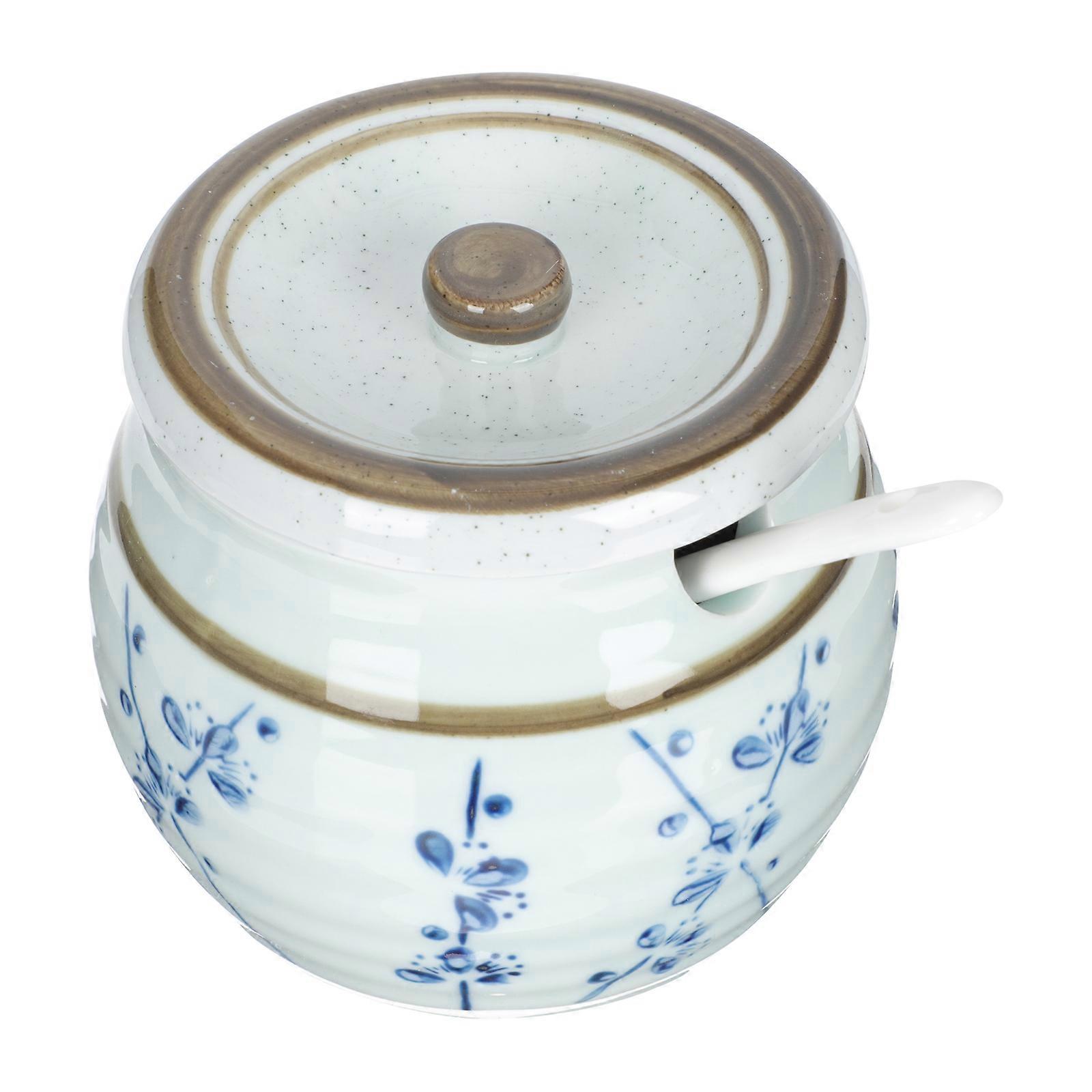 Ceramic Storage Jar Multi-Function Ceramic Jar For Cooking 300Ml Assorted Color 1Set