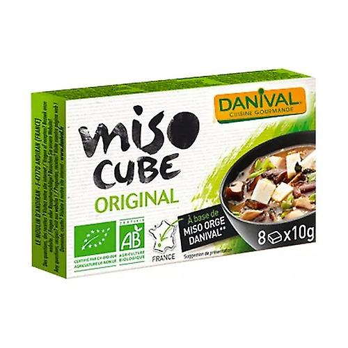 Organic miso cubes 8 units of 10g