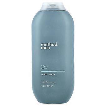 Method, Men, dusjsåpe, Sea + Surf, 532 ml, 2-pakning