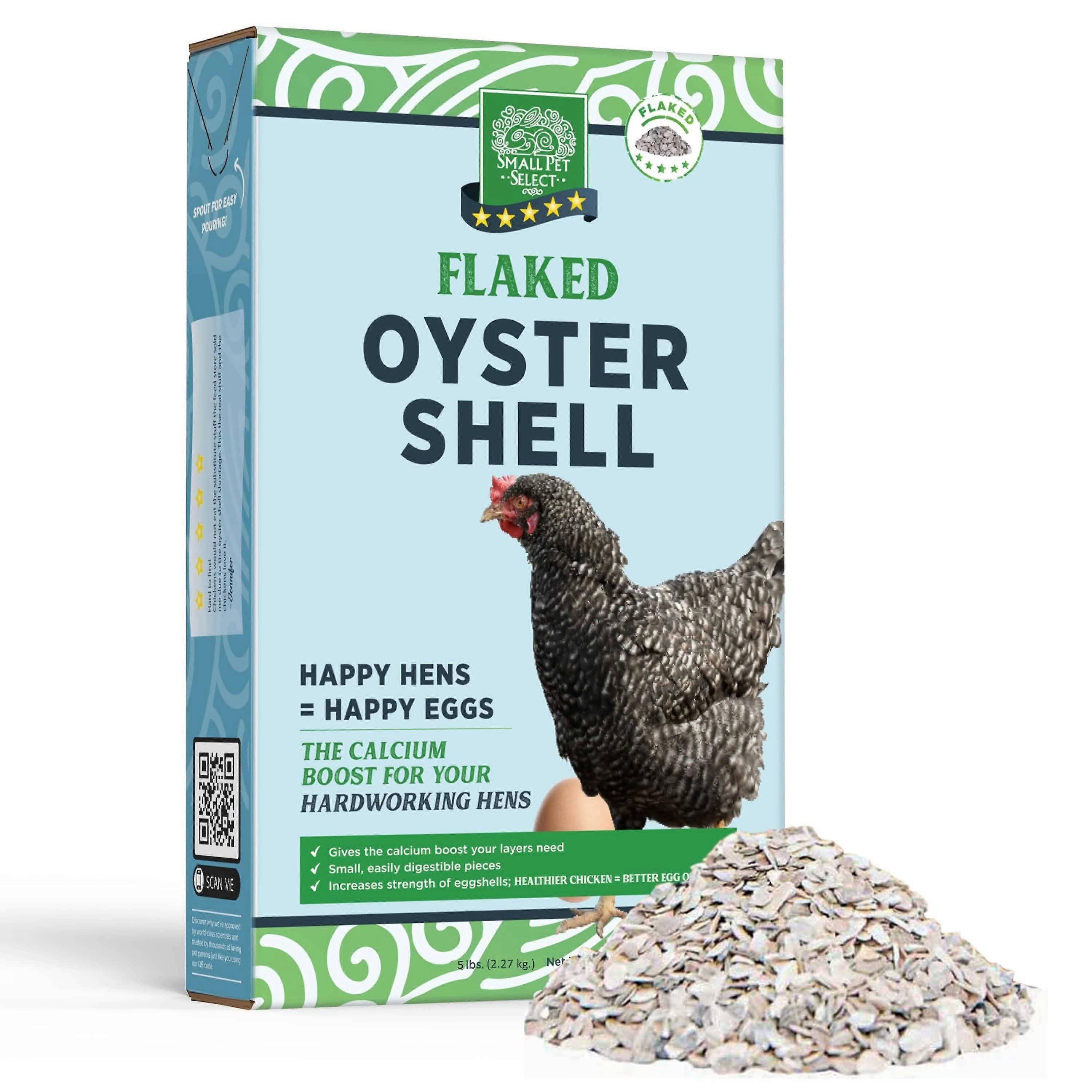 Flaked chicken oyster shell