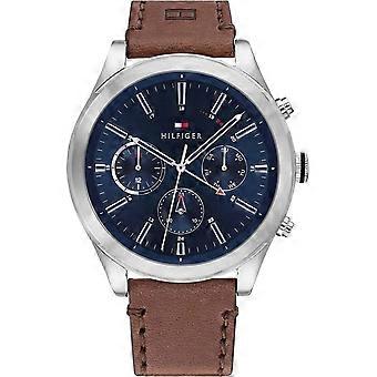 Tommy Hilfiger Brun Äkta Läder Eller Läderimitation - Ashton 1791741 Herrklocka