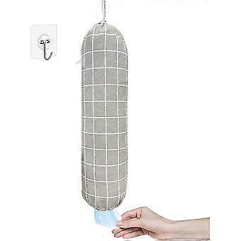 Plastic Bag Holder, Wall Mount Organizer, Shopping Bags Carrier,Washable for Home Kitchen Travelling