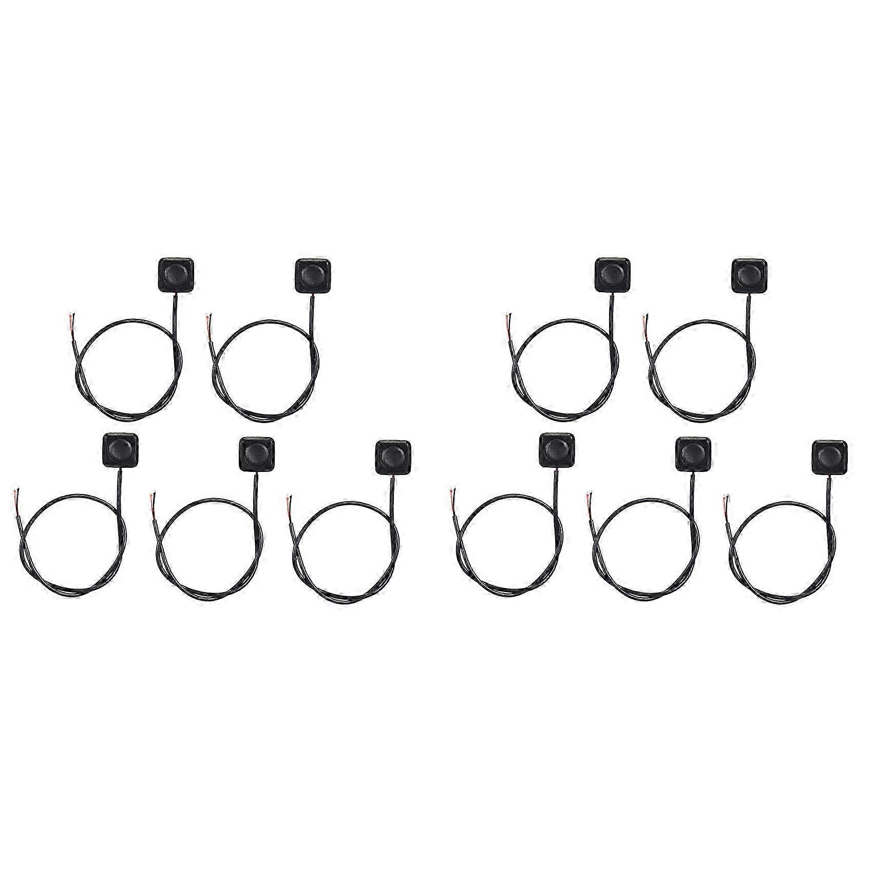 10Pcs Momentary Switch Momentary Push Button ON Off Switch 12V 24V Surface Mount Mini Button Switch
