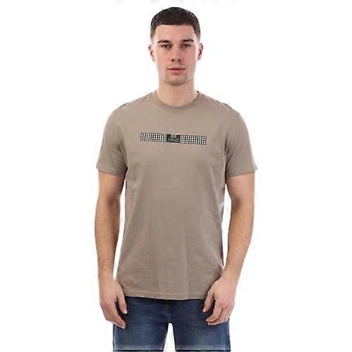 Weekend Offender Mens Shareck Checked Regular T-Shirt
