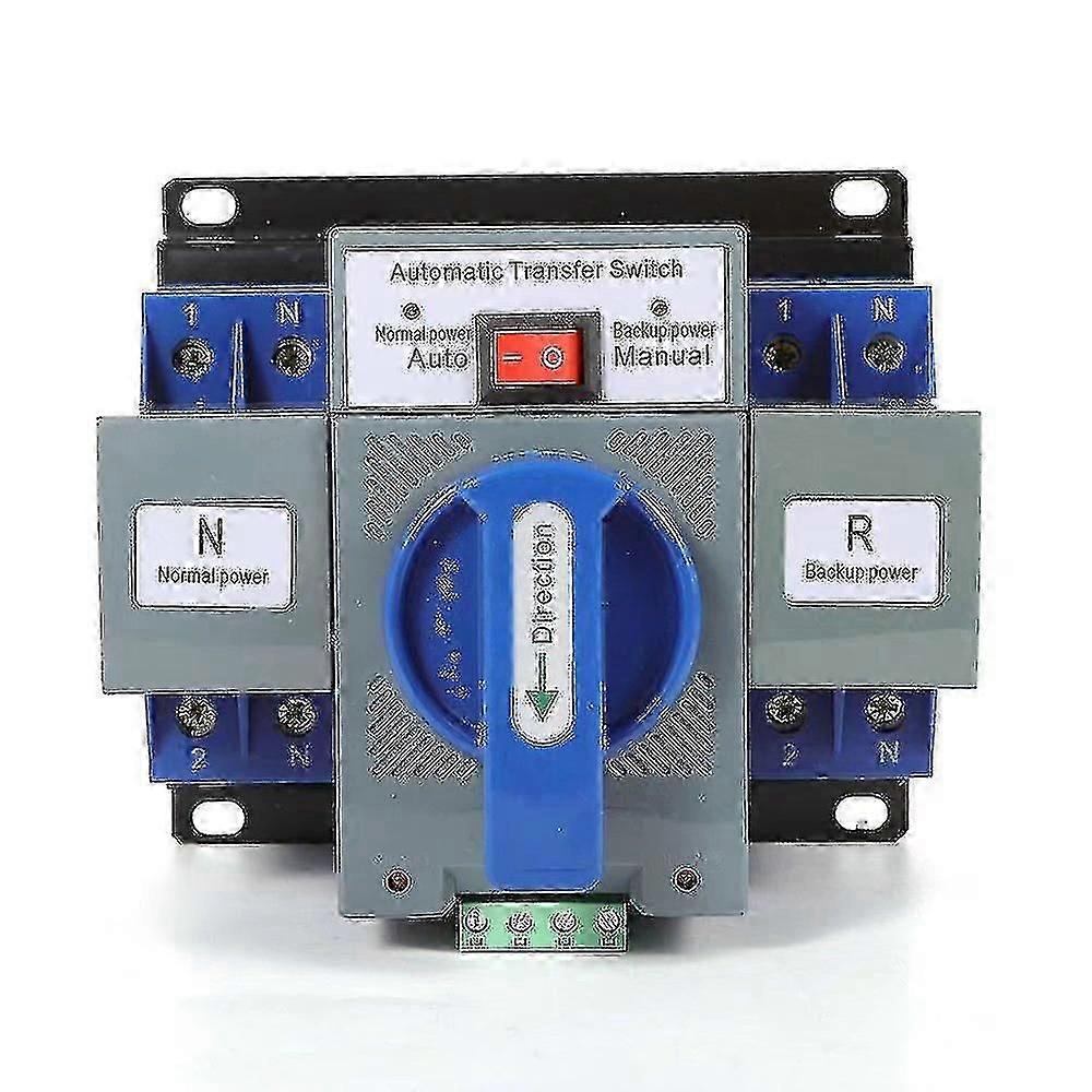 Interruptor de transferencia automática de doble potencia 2p / 63a