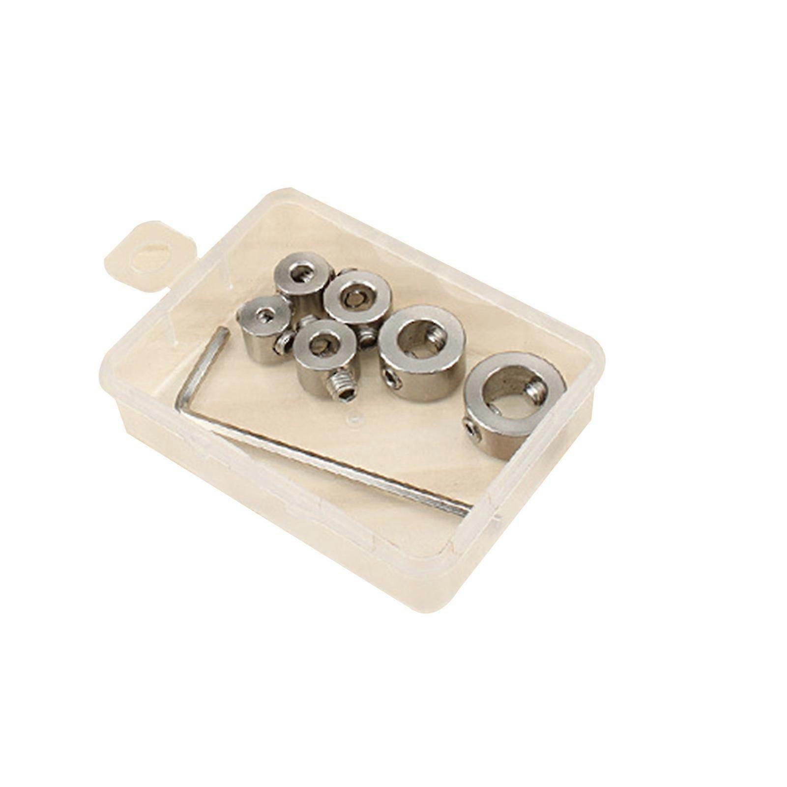 12pcs 3-16mm Drilling Limit Ring With Hex Wrench Drill Bit Depth Stop Collar Kit