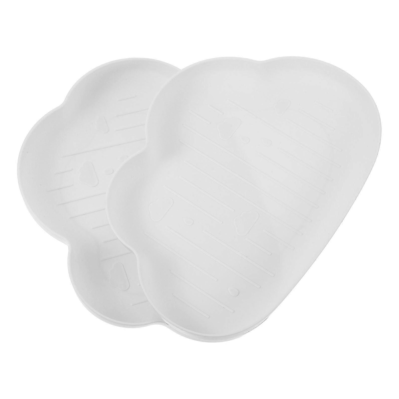 Candy Dish for Storage Use 2Pcs Cloud Shape Serving Plates