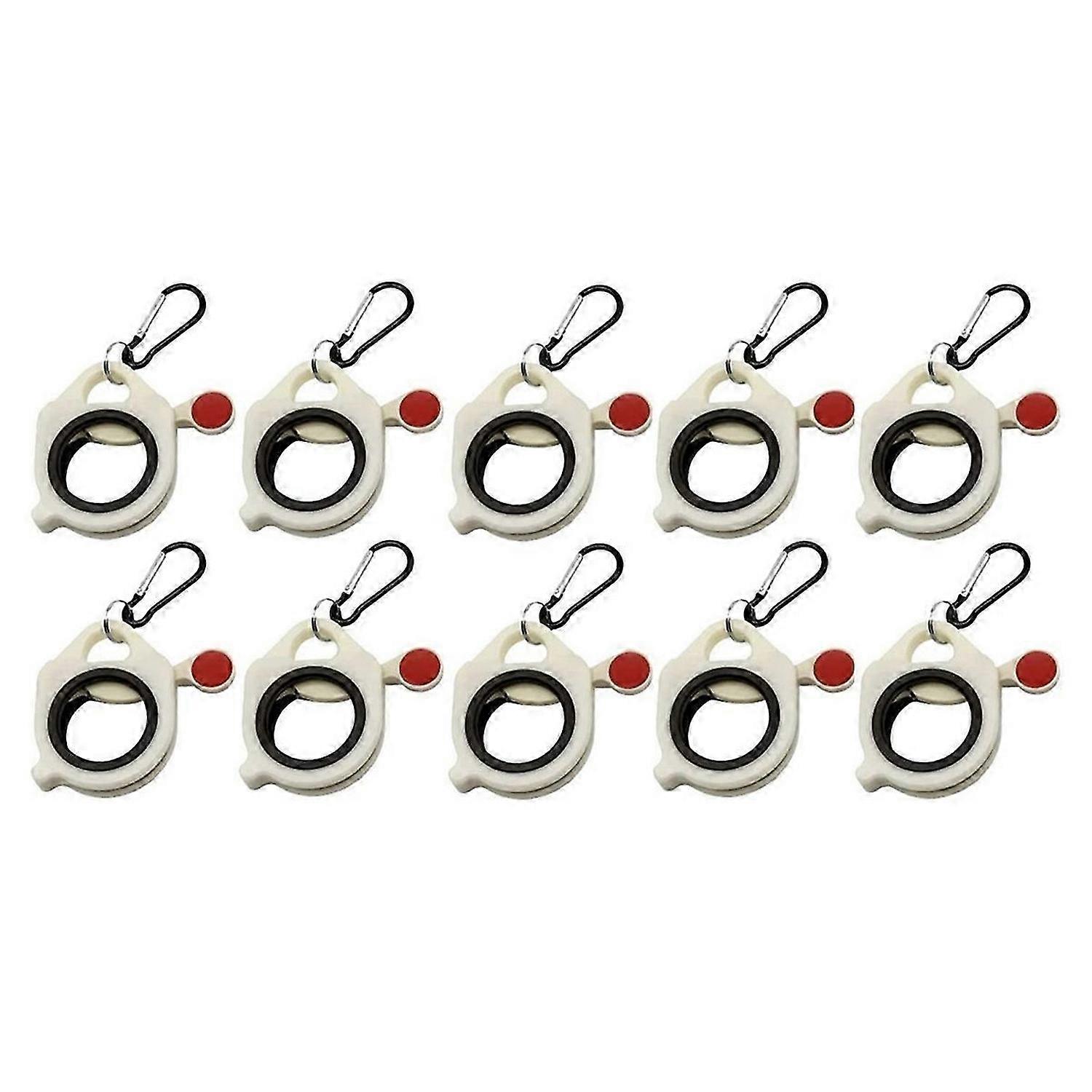 10Pcs Fluorescent Cable Tie Organizer Storage Cable Tie Holder