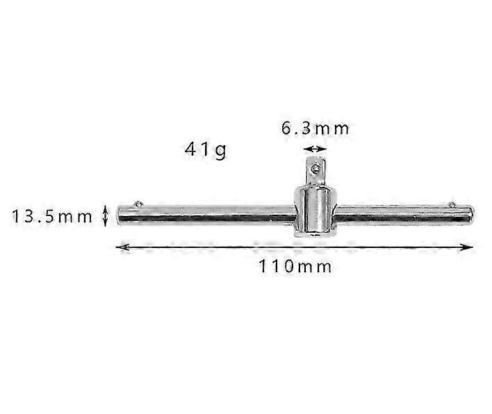 Slide handle 1/4'110mm