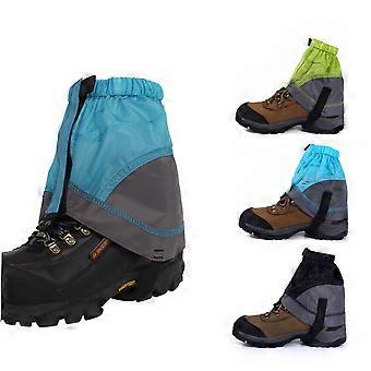 Grey Ankle Gaiters for Men Hiking – Elastic Support Overshoes with DebrisBlocking Lightweight Design