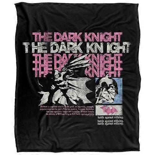 Batman: The Dark Knight Panels Soft Touch Blanket
