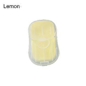 50Pcs/Box Soap Paper Disposable Super Thin Soap Bright-colored Easy to Clean Soap Slice for Washing KAESI
