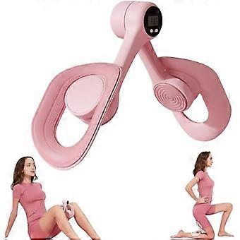 Pelvic Floor Trainer Women, 2025 New Upgraded Thigh Trainer, Intelligent Counting, 360 Rotation, Anti Slip Design, Thigh Toner Workout (Pink)