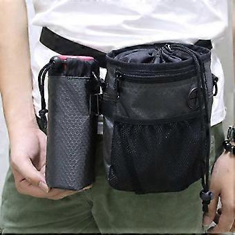 New Hot Pet Dog Training Treat Bag Snack Carrier Outdoor Pet Food Pouch Pockets with Bottle Holder compatible with Dog Training Agility Equipment