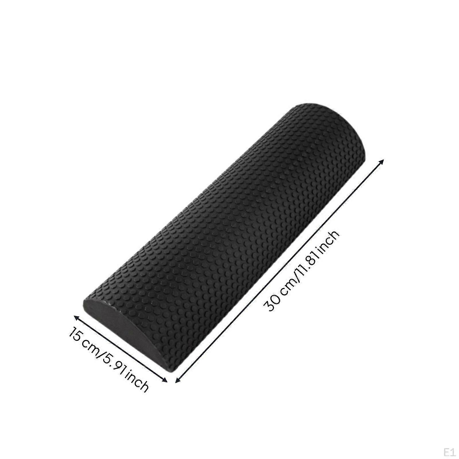High-Density Half Round Foam Roller Compact Half-Round Support Block Extra