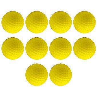 Golf Balls for Indoor Swing Practice 42 mm 10-Pack PU Golf Training Balls for Beginners, Home Drill and Easy Carry Multicolor