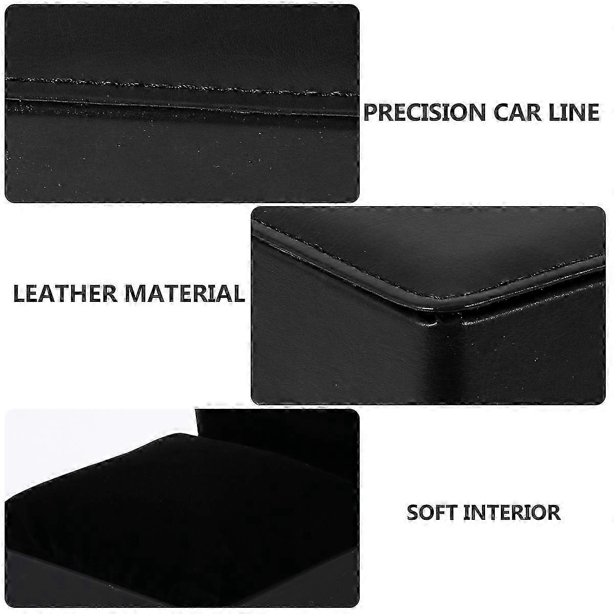 Black PU Watch Box for Storage Delicate High-End Display Case