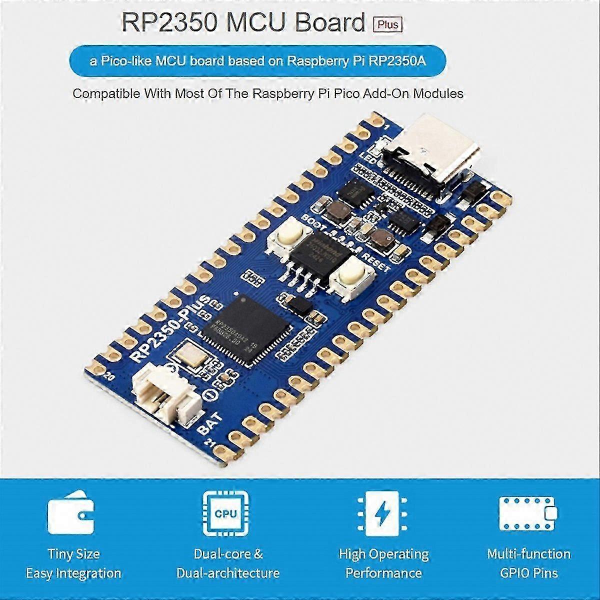 RP2350-Plus Development Board Microcontroller MCU Board - Unsoldered