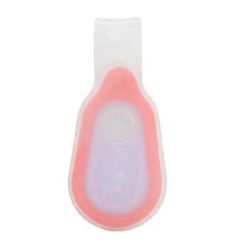 Silikongel Natt Cykling Löpning Ryggsäck Säkerhetsvarning LED Blixtlampa (orange)
