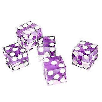 Dados cuadrados de ángulo recto de 26-27 para manualidades y juegos.