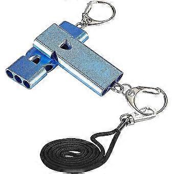 2pcs Survival Whistle Emergency Whistle With Lanyard For Camping Lifeguard Training Outdoor Camping