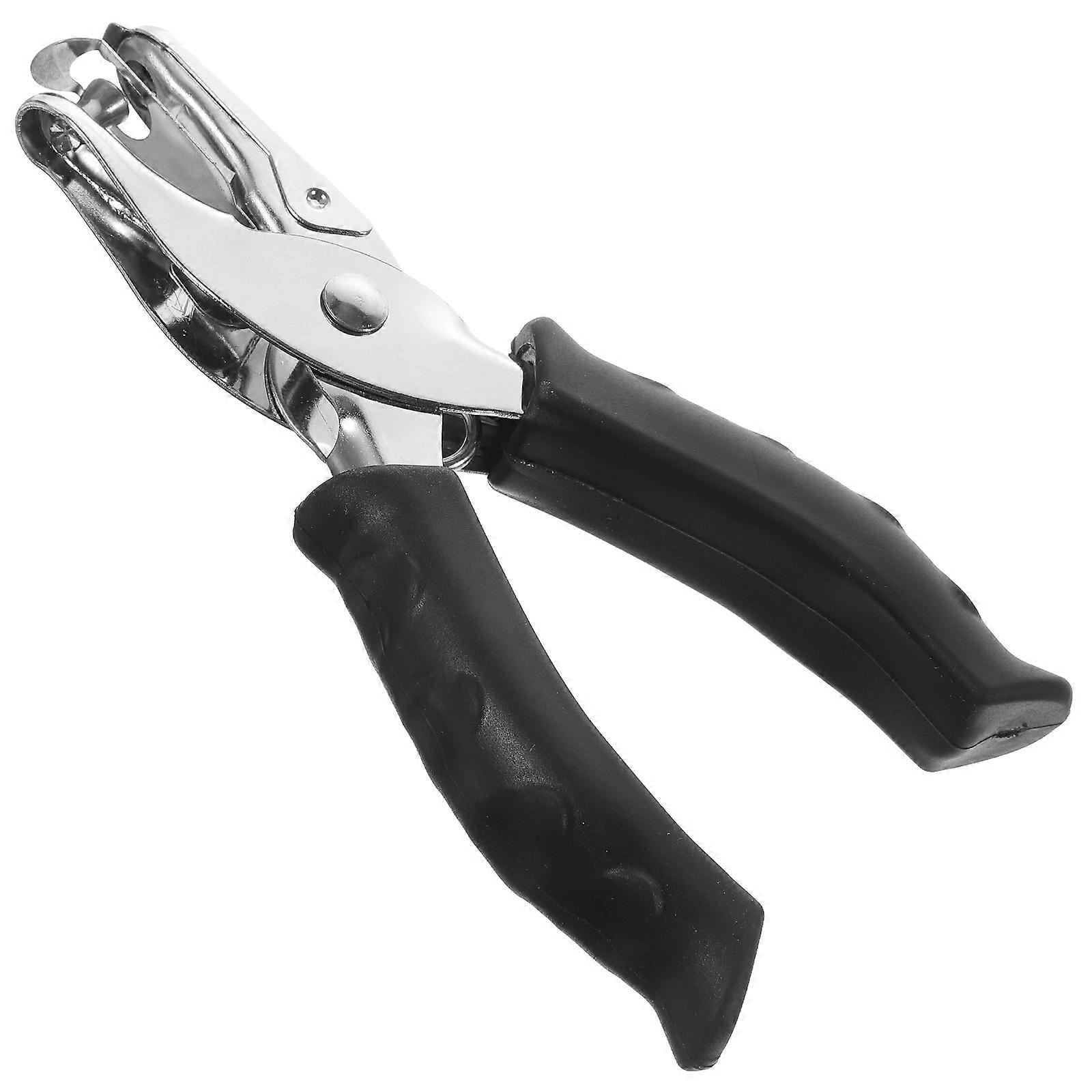 Black Multi-Function Hole Puncher for Paper and Cards