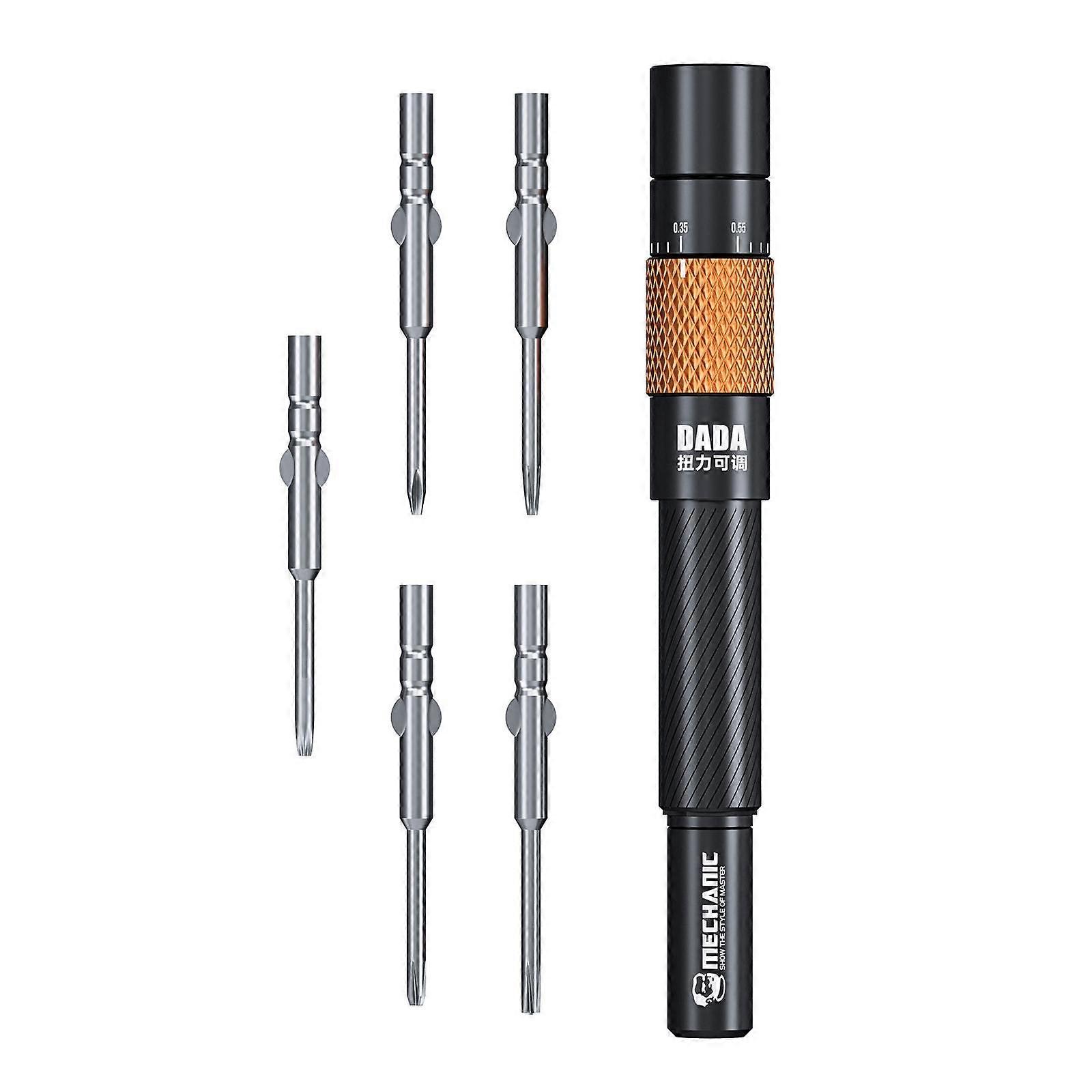 MECHANIC DADA 5 in 1 Auto-Lock Adjustable Torque Screwdriver Set