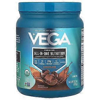 Vega, Organic Plant-Based Protein, Premium All-In-One Nutrition, Chocolate, 13.2 oz (375 g)