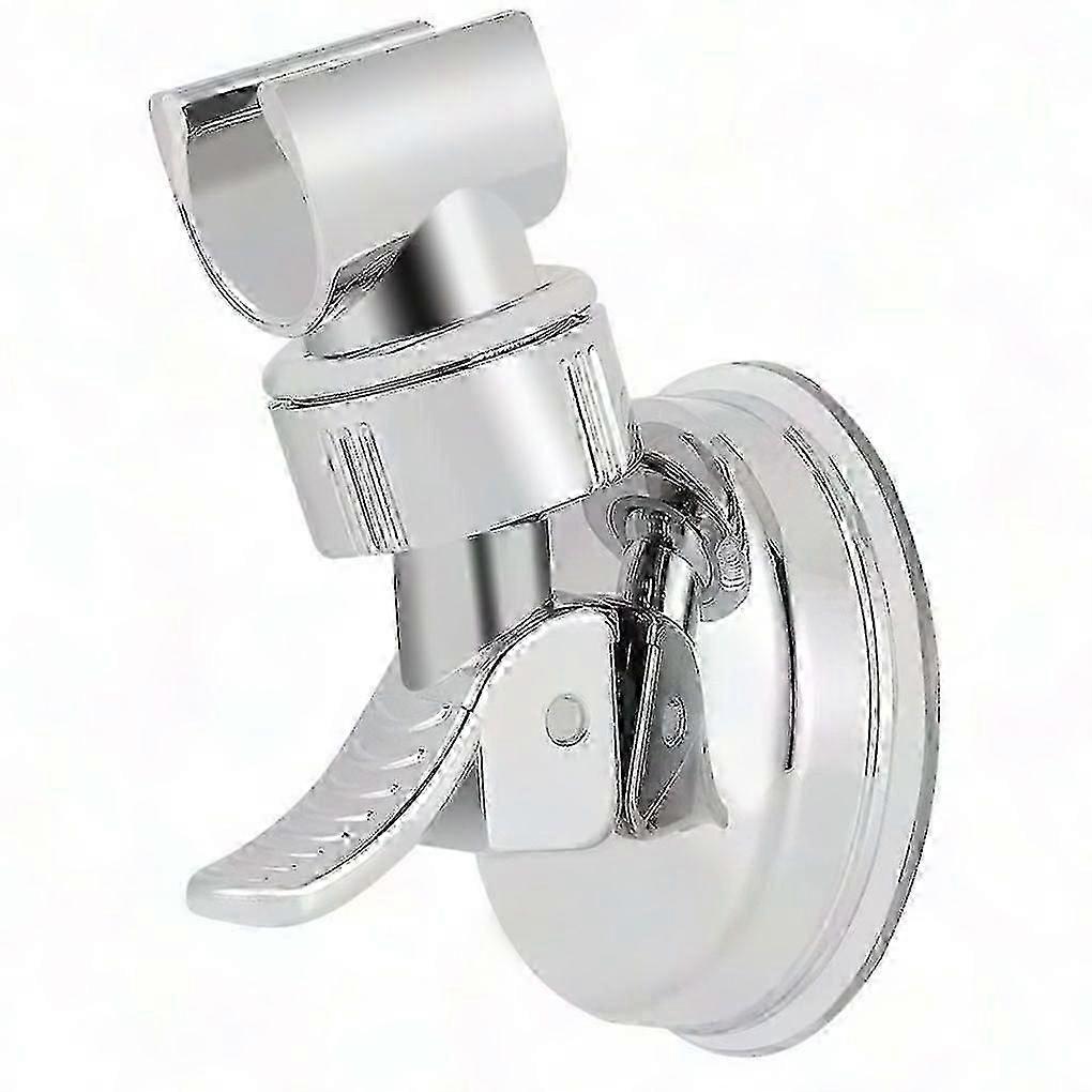 Universal Adjustable Handheld Shower Head Holder with Suction Cup - Full Plating Bathroom Accessory
