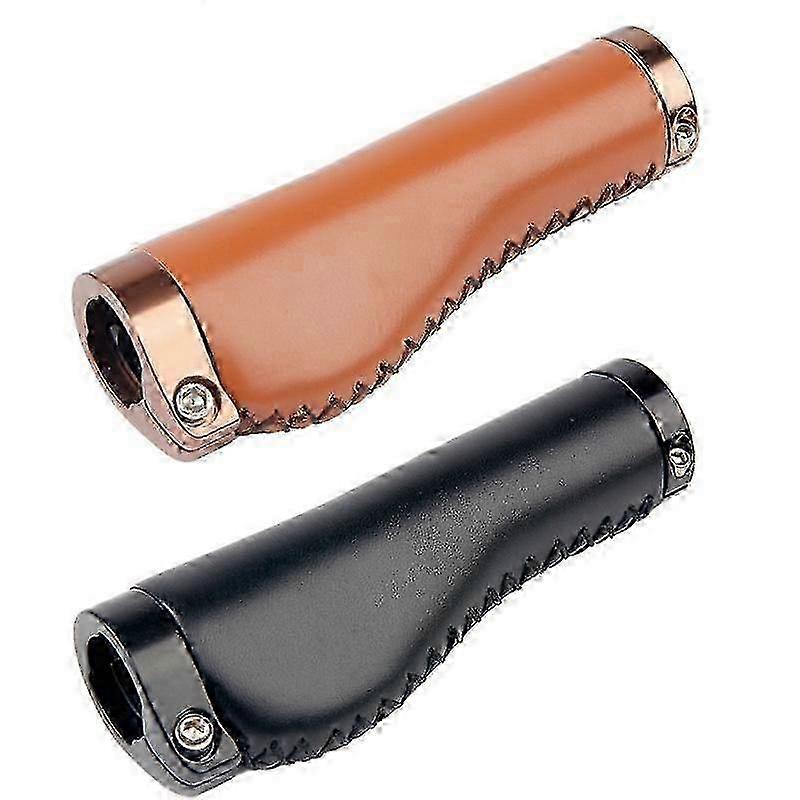 Retro Cowhide Locking Bike Bars